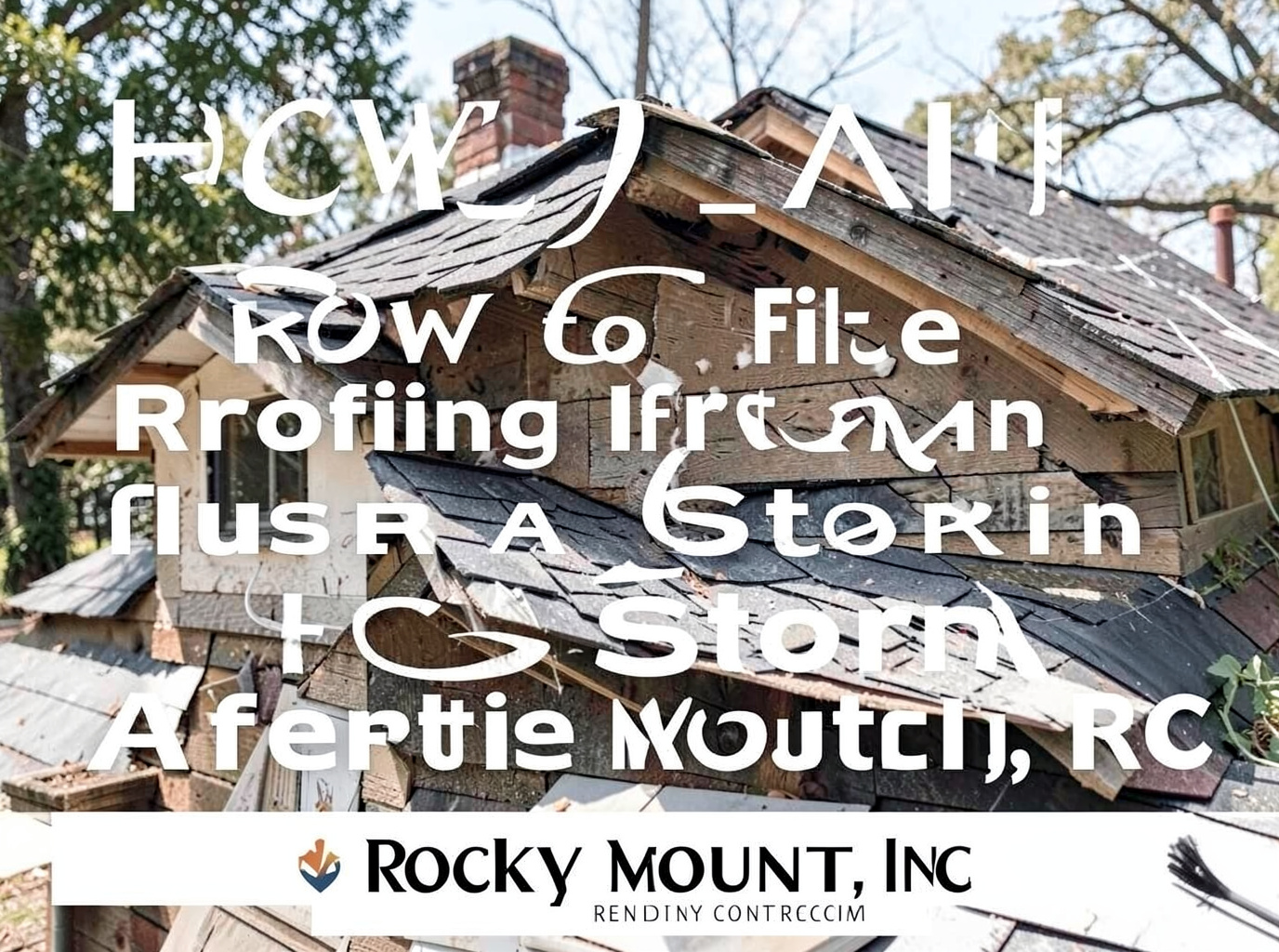 How to File a Roofing Insurance Claim After a Storm in Rocky Mount, NC