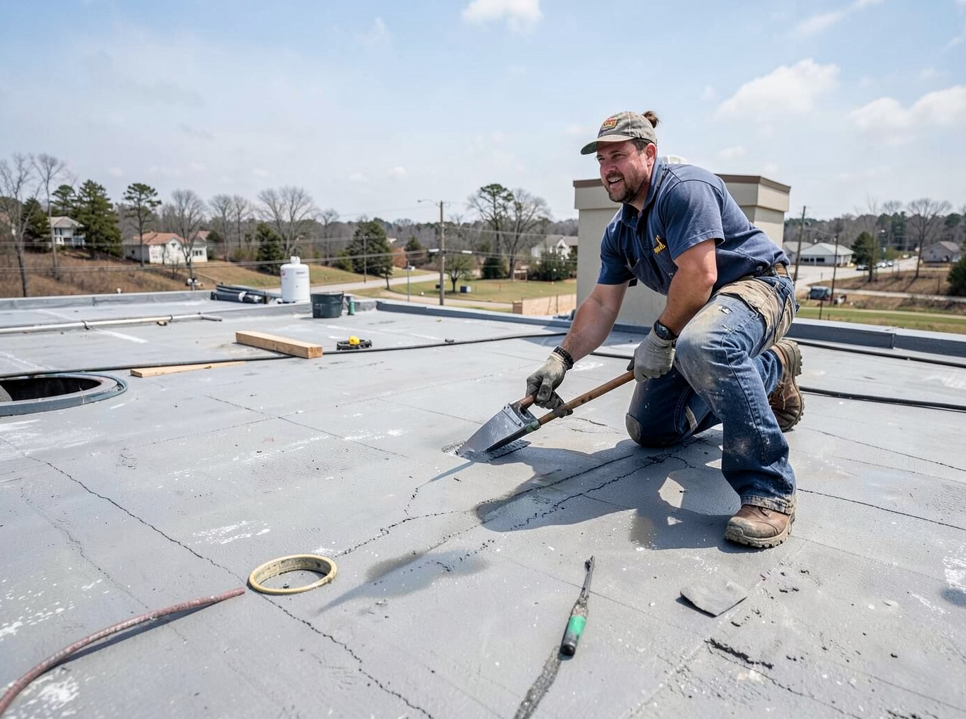 roofing contractor in Chimney Hill Way, NC